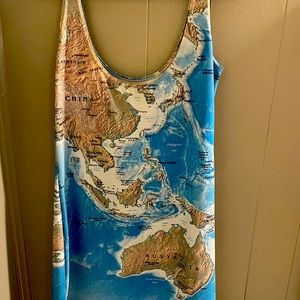 Black Milk World Map dress